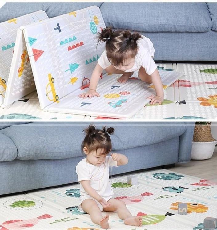 BabyMat™. Alfombra plegable de juegos para bebés.